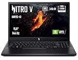 Acer Nitro V ANV15-41-R52M Gaming Laptop 15,6 Zoll Full HD IPS 144 Hz, Gamer Laptop (AMD Ryzen 5 7535HS, NVIDIA GeForce RTX 4050, 16 GB RAM, 512 GB SSD) – Gaming-PC, Schwarz