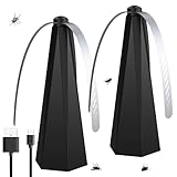 REGAPOG Fliegenwedler, Fliegenvertreiber - Fliegenabwehr Outdoor, Fliegenwedel Für Den Tisch Oder Zum Aufhängen - Tischventilator Gegen Fliegen - Fliegenabwehr Ventilator (2)