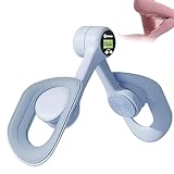 Oberschenkeltrainer für Frau und Männer, Beckenboden-Trainer mit Digitaldisplay & Zählfunktion, Arm und Beintrainer Trimmer | Intelligentes Fitnessgerät für Zuhause (blau)