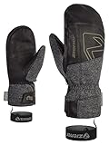 Ziener Herren GANGHOFERO Ski-Fäustling / Wintersport | extra warm, PFC frei, Wolle, Black, 7