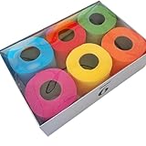 Geschenkbox Toilettenpapier - 6er Pack - Toilettenpapier-Mix 3-lagig, 6 Stück - farbiges Toilettenpapier - Renova - leichter Duft - nicht abfärbend - buntes Klopapier 6er Pack