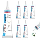 6 Pcs Schmucksteinkleber Schmuckkleber Extra Stark Transparent Schmuckkleber Transparent Schmuck Kleber Geeignet FüR Die Reparatur Von Schmuck Und FüR Heimwerkerarbeiten(30 Ml/StüCk)