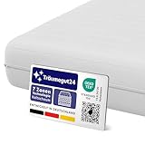 Träumegut24 - ergonomische 7-Zonen Matratze 120x200 cm | Größe + Höhe wählbar | Härtegrad H2&H3 | Kaltschaummatratze | Hautfreundlicher Bezug | Oeko-TEX® | (120 x 200 cm, 11 cm)