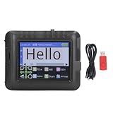 Segrehy Handheld -Tintenstrahldrucker tragbarer mehrsprachiger 3 -Zoll -LED -Touchscreen wiederaufladbarer Codedrucker zum Drucken von Holzkleidspapierkartons Glasstahl Kunststoff