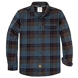 Dubinik® Flanellhemd Herren Flanellhemden Herren Langarm Regular Fit Kariert Button Down Warm Freizeit Herren Hemd