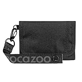 Coocazoo Geldbörse, Black Coal, schwarz, Portemonnaie mit Sichtfenster innen & außen, Münzfach & Kartenfächern, Klettverschluss, ab der 3. Klasse