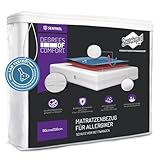 Degrees of Comfort Allergiker Matratzenbezug 90x200 cm für Matratzen, Wasserdichter, Milbenbezug Anti Milben und Bettwanzen Encasing mit Reißverschluss, komfortable Baumwolloberfläche, Höhe 13-16 cm