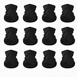 XINGNA 12 Stück Multifunktionstuch Schlauchschal, Winddicht Winter Loop Schal Herren & Damen Ski Maske Warmer Scarf, Neckwarmer Halstuch Herren für Outdoor Skifahren Motorrad Laufen Radfahren