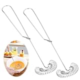 2 Stück Spiralbesen,Edelstahl-Schneebesen, Mini Klein Spiralschneebesen,Schaumschläger flacher Schneebesen Handschneebesen für Milch Eier Küchenhelfer Blender Koch- und Küchenhelfer