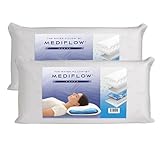 Wasserkissen - Elite Collection Memory Foam Kissen Orthopädisches Kissen zur Linderung von Nackenschmerzen Verstellbares Wasserkissen zum Schlafen (40 x 80 cm 2er-Set)