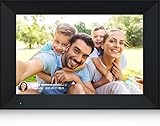 WiFi Digitaler Bilderrahmen,10, 1 Zoll 32GB Elektronischer Bilderrahmen,1280x800 HD IPS Touchscreen Foto Rahmen,Auto-Rotat,Teilen Sie Fotos Sofort Von überall Aus﻿