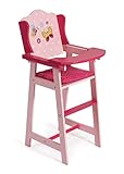 Bayer Chic 2000 - 501-90 - Puppenhochstuhl für Puppen bis 46 cm, Puppenmöbel, Puppenzubehör, Papilio pink, 30 x 26.5 x 59 cm