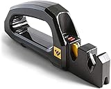 WORK SHARP® Pivot Knife & Tool Sharpener - Profi V Messerschärfer 25° Grad - Werkzeug-, Axt- & Scheren-Schärfer - 4 in 1 Schärf-Gerät mit Hand-Griff & Schutz