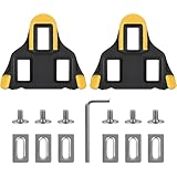 Fahrrad-Cleats Kompatibel mit Shimano SPD-SL-Pedalen, Fahrrad Stollen Schuhplattenset Rennrad Pedal MTB Pedalplatten Road Cleats Fahrradzubehör Set, für Rennräder und Indoor-Bikes