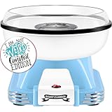 Gadgy Zuckerwattemaschine für zuhause - Zuckerwatte Maschine für Zucker oder Bonbons - Cotton Candy Machine - Zuckerwatte für Kinderfest, Geburtstag und Party - blau