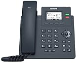 Yealink T31P IP-Telefon, 2 VoIP-Konten, 5,8 cm (2,3 Zoll) grafisches Display, Dual-Port 10/100 Ethernet, 802.3af PoE, Netzteil Nicht enthalten (SIP-T31P)