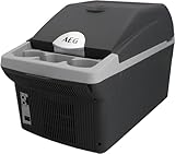 AEG Automotive Board-Bar BK 16 Thermoelektrische Kühl- und Warmhaltebox 16 Liter, 12 Volt für Auto und Steckdose, anschnallbar im PKW
