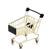 Mini-Einkaufswagen, Tischdekoration, Einkaufswagen Kinder,Kaufmannsladen, Supermarktwagen, Mini Supermarkt Wagen, Für Dekoration, Kaufladen Zubehör,Kindereinkaufswage