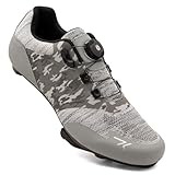 Feyenold Herren Fahrradschuhe Damen Radsport Schuhe Kompatibel mit Peloton & Kompatible Installation Look SPD SPD-SL Delta Lock Pedal Reitschuhe CF 44 EU