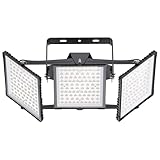 SOLLA 900W 2025 Plus Neue Aufrüstung LED Außenflutlicht, 90000LM 6000K Tageslichtweiß IP66 Wasserdicht, Stadionbeleuchtung, 3 Köpfe Verstellbares Außen-Sicherheitsbeleuchtung für Höfe, Terrassen