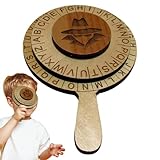 Dekodierungsring, mentales Teaser-Puzzle, einzigartiges Denkspiel, perfekte , leiser Stressreduzierer, leiser Stressabbau, kreatives Schreibtisch-Gadget, Metall-Fidget-Spinner für Teenager