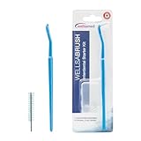 wellsamed wellsabrush Interdentalbürsten Starter Kit Set: Halter + 10 Bürsten (ISO Größen: 0-3), zur effektiven Reinigung der Zahnzwischenräume