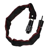 OSOLADY Fahrradschloss mit Code Sicherheitskette für Fahrräder Motorräder und Bikes Verschleißfest und Langlebig zum Schutz vor Diebstahl