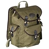 K & S Rucksack aus Segeltuch Canvas mit Sitzkissen Jagd Jagdrucksack Wanderrucksack Wandern Trekking Outdoor mit Schweißeinlage Oliv Grün 30L