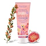 Jean & Len Verwöhnende Creme-Öl Dusche Arganöl & Feige, geeignet für die tägliche Pflege, Duschgel mit Arganöl und Feigenextrakt, ohne Parabene und Silikone, vegan, 250 ml