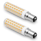 B15D LED Lampe 100W Ersetzt für Osram Halolux Ceram,Warmweiß 3000K Dimmbar 10W B15D LED Glühbirnen 1300LM für Schlafzimmer Wohnzimmer, AC 100-265V,2 Stück