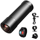 VSYSTO 2K Ultra High Resolution Helmkamera,Fahrrad Dashcam 170° Weitwinkel, Drahtlose Fernbedienung G-Sensor WiFi Nachtsicht Wasserdicht Loop Aufnahme, Motorrad Sport Ski Kamera Action Cam (K5X)