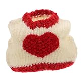 Milisten Eichhörnchen Liebespullover Valentinstag Haustierkostüm Valentinstag Haustierpullover Valentinstag Hundeoutfit Valentinstag Haustierkostüm Katzenpullover Valentinstag