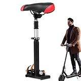 Sitz für Elektroroller, Scootersitz, mit Stoßdämpfung, verstellbarer Sattel für Elektroroller, Ersatzzubehör für Elektroroller