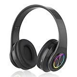Anluomania Bluetooth Kopfhörer Over Ear, Kopfhörer Kabellos Bluetooth, Faltbare Bluetooth 5.0 Wireless Headphones, HiFi Stereo, Einstellbar, Eingebautes Mikrofon, für Outdoor, Reisen, Studium