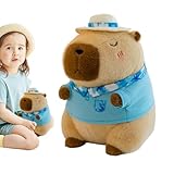 Jlobnyiun Capybara Plush – weiches Plüschtier in Form eines Cartoon-Tiers | Tierkissen aus Plüsch, 9,5 Zoll, Plüschspielzeug für niedliches Tier, Puppenspielzeug
