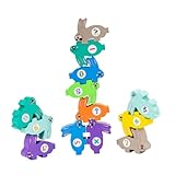 BRIGHTFUFU 1 Satz Blöcke stapeln kinderspiele Spiele Games stapelwürfel Toys for Kid Toys Stapelblöcke balancieren stapeln Ziegel Balance-Stapelblock hölzern