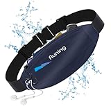 Bauchtasche für Handy,Gürteltasche Jogging,Läufer Gürteltasche für Frauen und Männer,Sportgürtel Laufgürtel,Sportgürtel Verstellbarem,Perfekt für Joggen,Fitness,Radfahren usw (Dunkelblau)