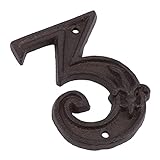 jojofuny GusseisenMetalldigital bad schild gartendeko house number Metallnummer Zahlen Mailboxnummern Tür-Namensschild Teller Adressnummer Türnummer Tor Nummer Türadresse Nummer