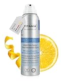 TITANIA® Schuh Deo Spray Aerosol 150ml mit natürlichem Zitronenduft - Geruchsbindend & Hygienische Frische für Schuhe und Füße – Vegan, Mikroplastikfreie Rezeptur
