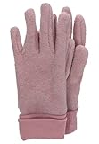 Sterntaler Fingerhandschuh Microfleece mit elastischen Bündchen – Warme Kinder Handschuhe – Mädchen Winterhandschuhe - Accessoire für kühlere Tage – rosa melange, Größe 3