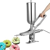 Manuelle Sahne-Marmeladen-Füllmaschine für Donuts-Desserts, Edelstahl mit 4 Rohren, ideal für Küche, Restaurant