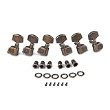 ibasenice 6-teiliges Set Gitarrentuner Gitarrenpart Gitarren-mechanik