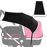 WHYCNJL 1 Stück Universal Sonnensegel Kinderwagen, Sonnensegel für Kinderwagen, Baby Sonnensegel, für Kinderwagen Sonnenschutz, mit UV Schutz UPF 50+ Flexibles Verstellbarer Sonnenverdeck