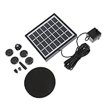BESPORTBLE Solarbetriebene Gartenbrunnen Pumpe für Kleine Teiche Umweltfreundliche Solar Wasserpumpe mit Automatischem Betrieb Langlebig für Teich Gartendekoration