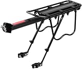 Mountainbike Gepäckträger, Universal-Fahrradgepäckträger aus Aluminiumlegierung für 24-29 Zoll Fahrräder - Maximale Zuladung 25 Kilogramm