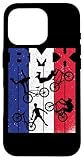 BMX Rad BMX Bike Fahrrad Freestyle France-flag race BMX Hülle für iPhone 16 Pro