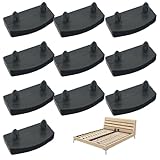 CGTQROVR Lattenrost Ersatzteile Lattenrost Kappen Lattenrost Halter 10pcs Bettlattenhalter Schwarzer Ersatzbettlatten Plastik Rollrost Halter Praktische Lattenrost Ersatzlatten Covers