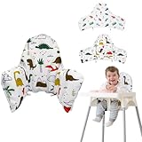 Sitzverkleinerer für Hochstuhl - Weiches Hochstuhl Kissen für IKEA Antilop & Holzhochstühle, Aufblasbares Stuhlkissen mit Bezug, Beidseitig Nutzbar, Komfort Sitzpolster für Babys & Kleinkinder