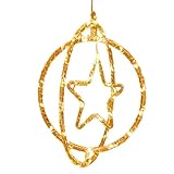 Mwkbbn Weihnachten Fensterlichter, LED Fensterlichter, Weihnachten Silhouette Lichter, Weihnachtsbaum Anhänger, Ästhetische Weihnachtslampe, Innen Außen Weihnachtsbeleuchtung String für Innen Außen
