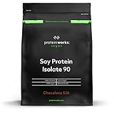 Soja Protein 90 Isolat | Geschmacksneutral | 100% Vegan, aus nachhaltigen Anbau | Fettarm, ohne Zuckerzusatz | Glutenfrei | THE PROTEIN WORKS | 1kg